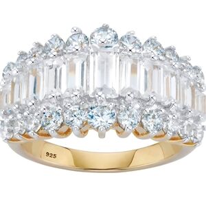 Elegant Gold and Silver Women's Ring